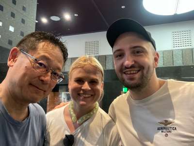 Don Tanaka with recent guests from Austria after a private Kyoto tour